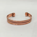 Braided Copper Magnetic Therapy Bracelet - Adjustable Cuff-1