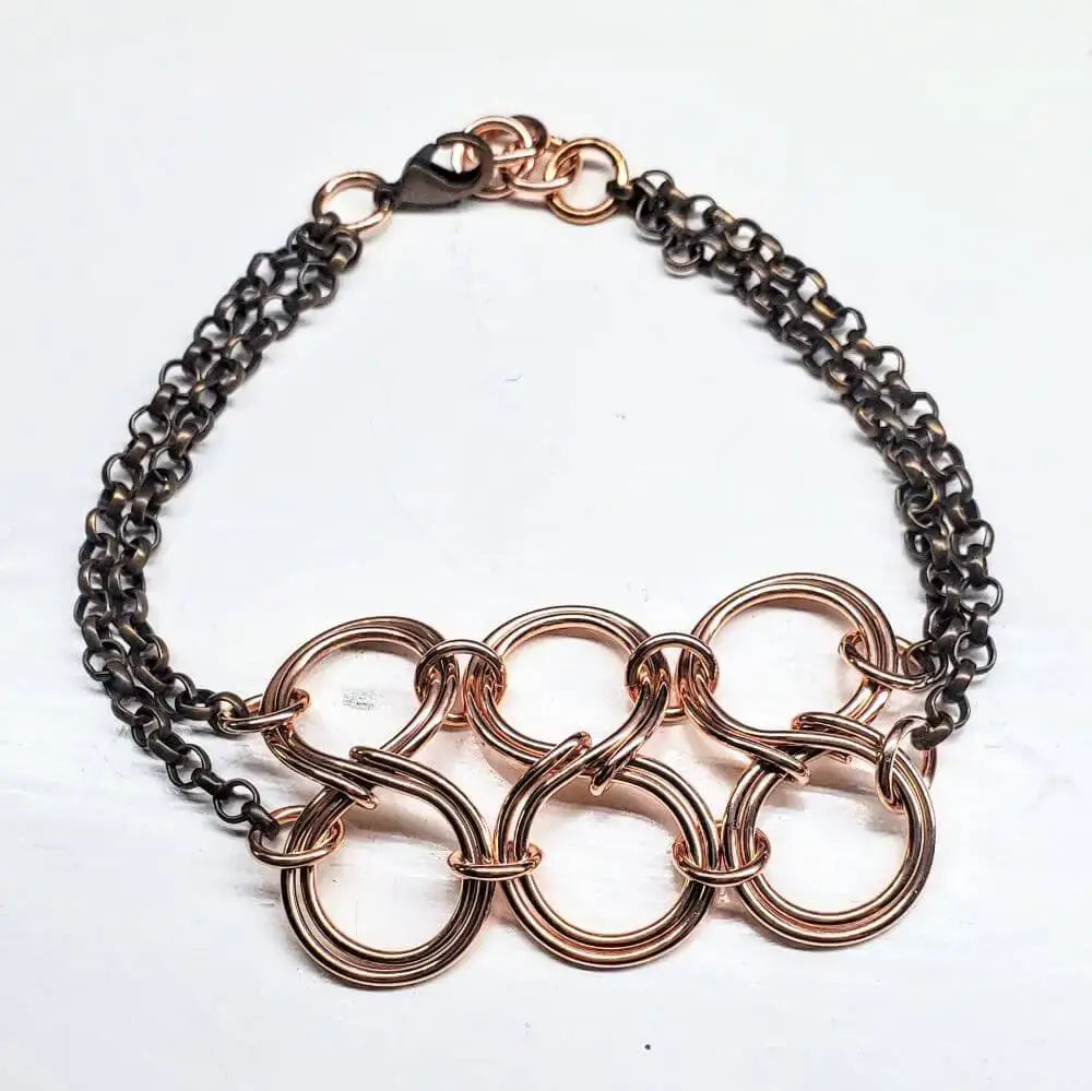 Copper Eternity Bracelet by Alexa Martha-6