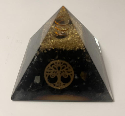 Black Tourmaline Orgonite Pyramid-3